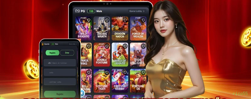 Slots online da rico55 com jackpots progressivos